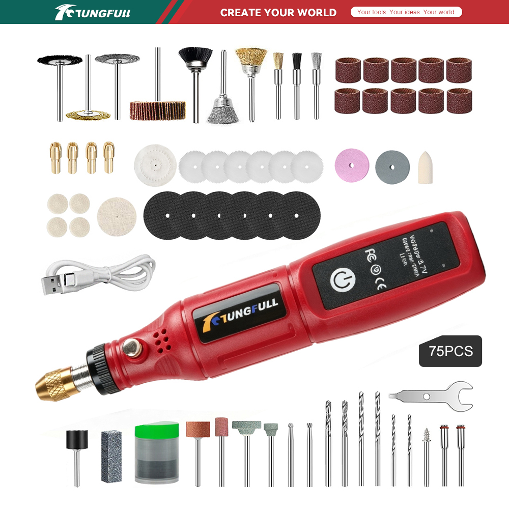 Power Tools Universal Battery - Беспроводной роторный инструмент TUNGFULL 3.7V с