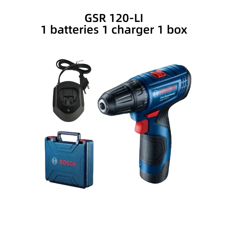 Power Tools Bosch - Электрическая дрель Bosch GSR120-LI 12В, профессиональная