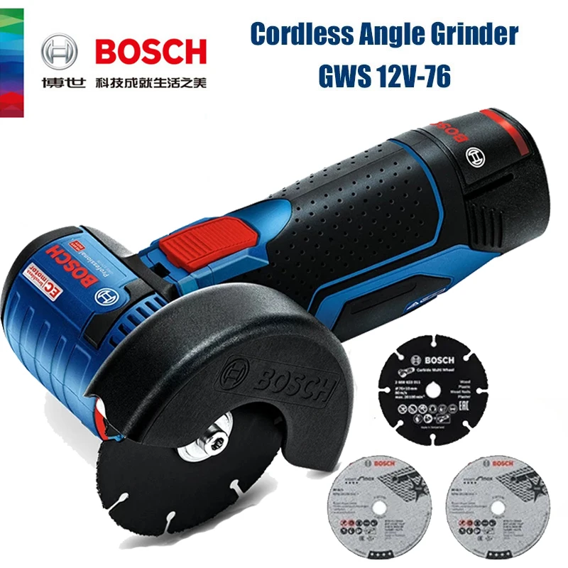 Power Tools Bosch - Бош GWS 12V-76 Professional 12V Аккумуляторная