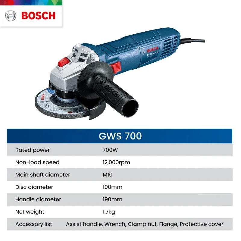 Угловая шлифмашина Bosch GWS 7 – обзор и цена Power Tools Bosch