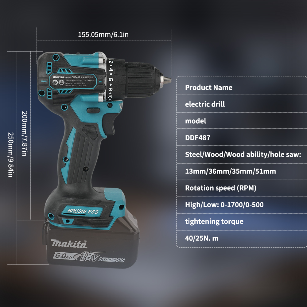 Бесщеточная аккумуляторная дре – обзор и цена Power Tools Universal Battery