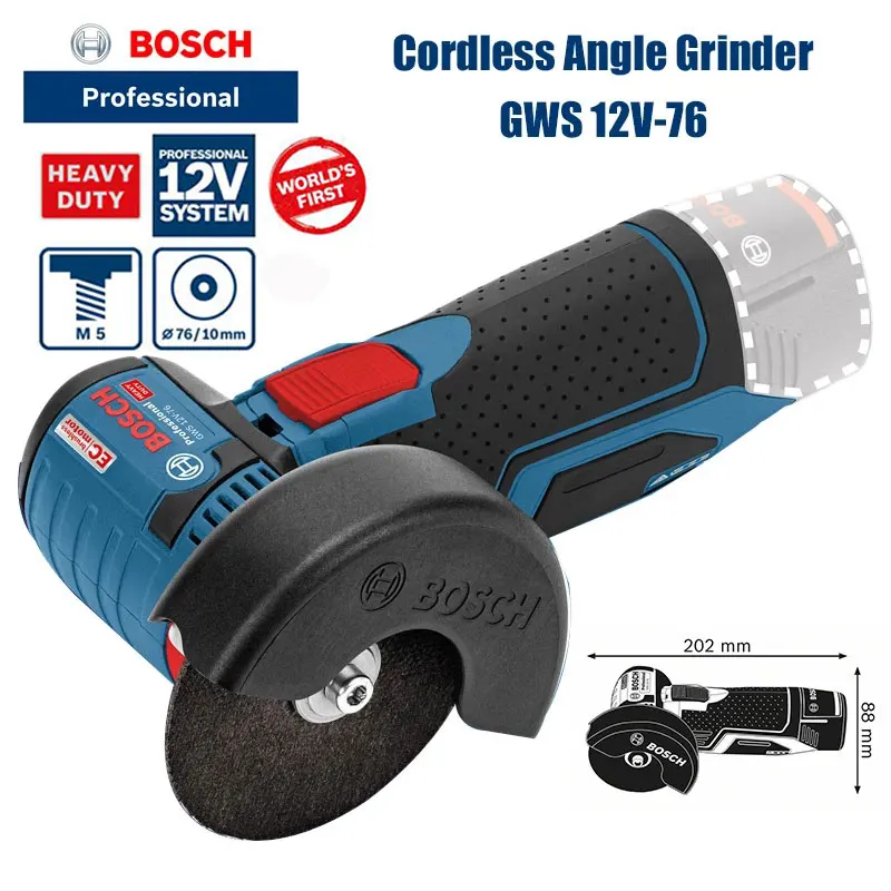Бош GWS 12V-76 Professional 12 – обзор и цена Power Tools Bosch