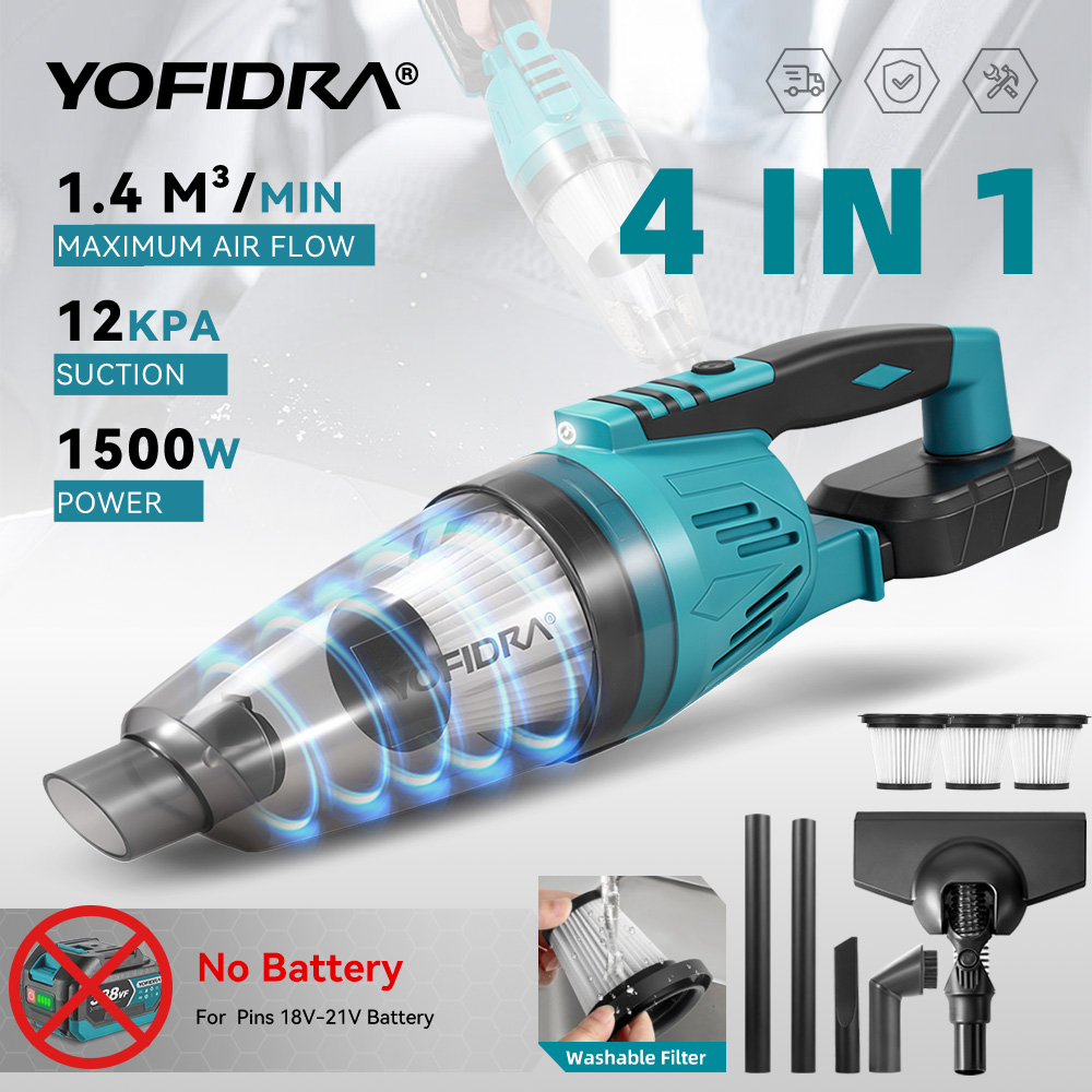 YOFIDRA 1500 Вт 12 кПа электри – обзор и цена Power Tools Universal Battery